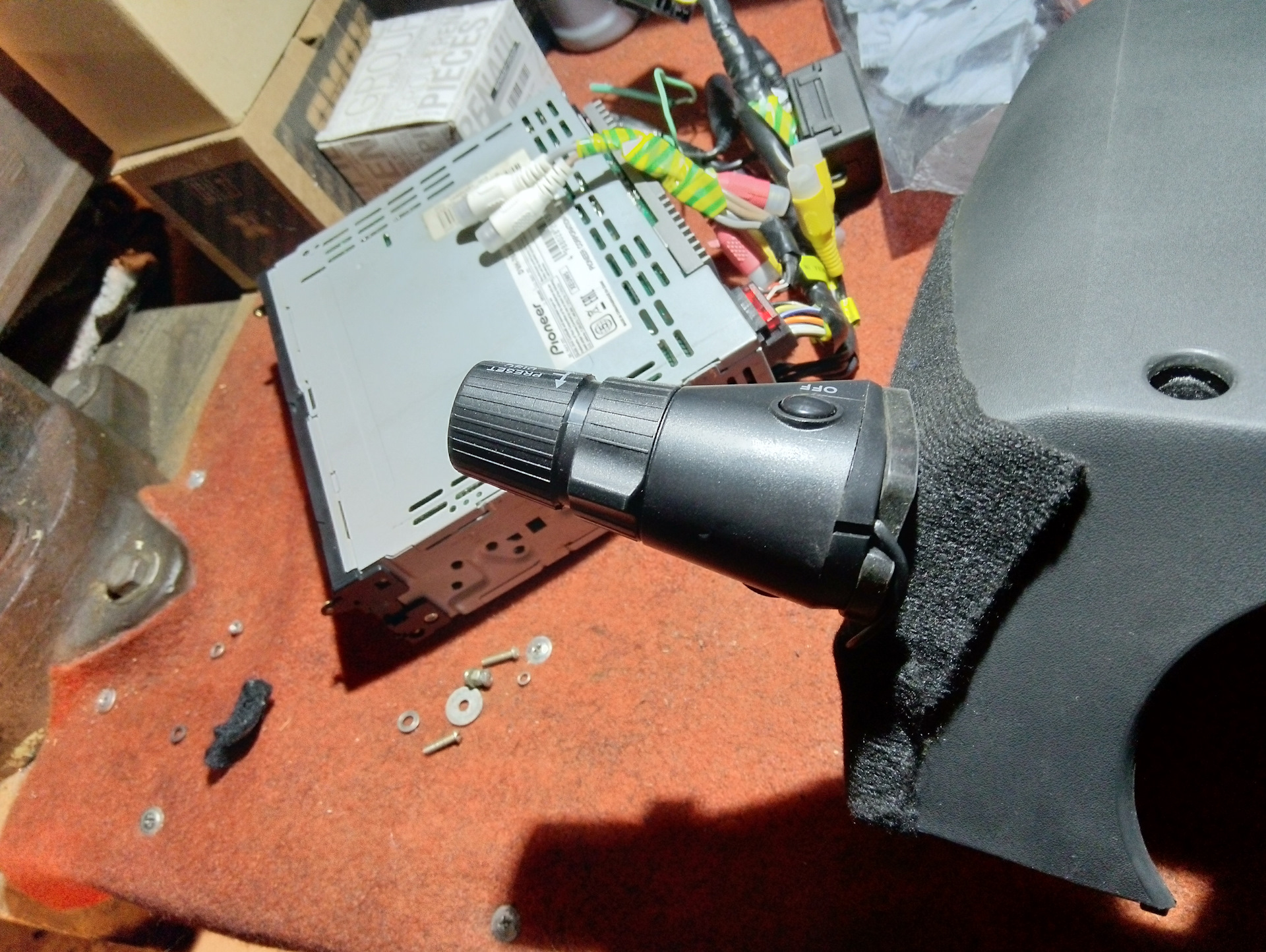 Установка проводного пульта ACV RC-1S — Lada Ларгус, 1,6 л, 2014 года ...