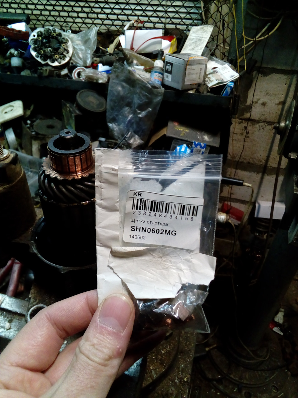 Замена щёток стартера — Toyota Duet, 1 л, 2001 года | визит на сервис ...