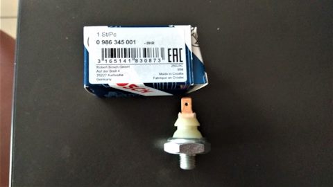 0986345001 ДАТЧИК ДАВЛЕНИЯ МАСЛА BOSCH | Запчасти на DRIVE2