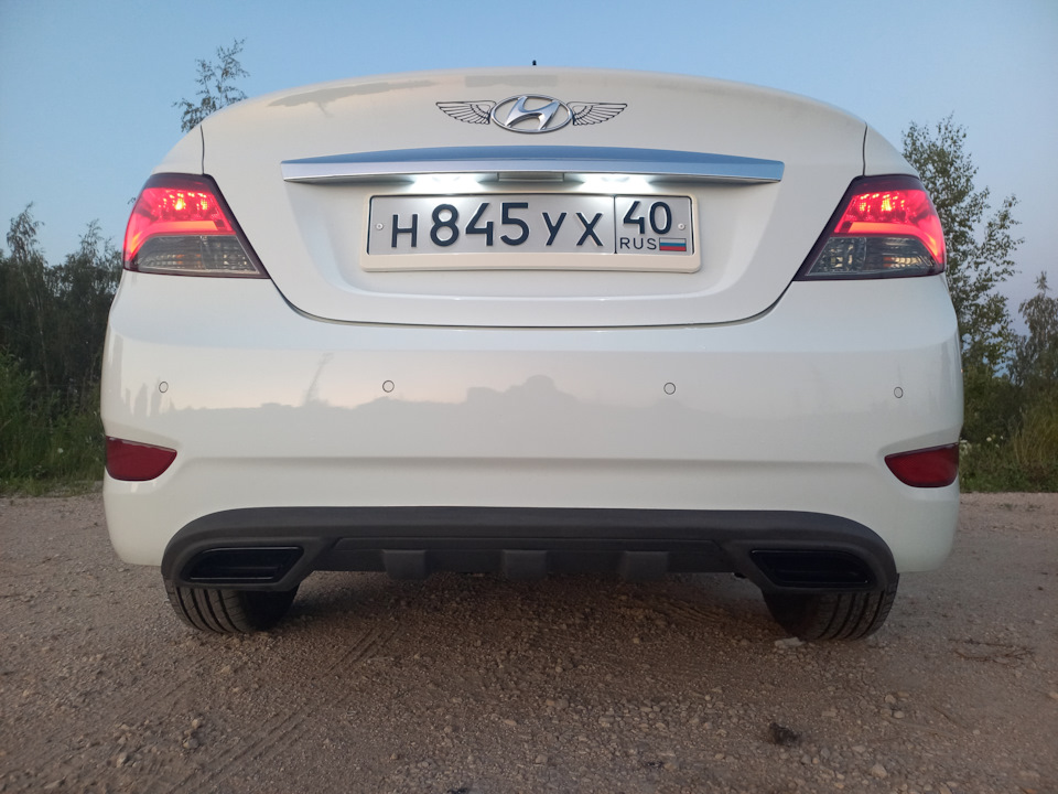 В очередной раз перекрасил патрубки на диффузоре — Hyundai Solaris (1G ...
