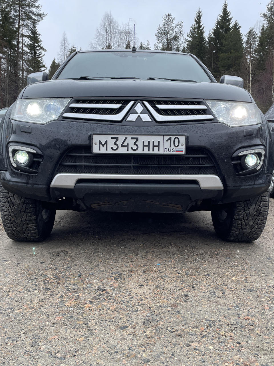 Лазерные ПТФ — Mitsubishi Pajero Sport (2G), 2,5 л, 2015 года ...