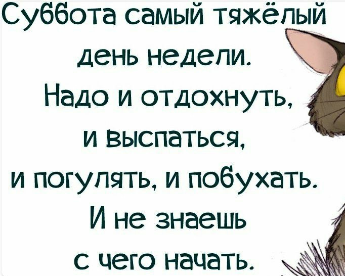 Выходной самый тяжелый день недели надо и отдохнуть и выспаться картинки