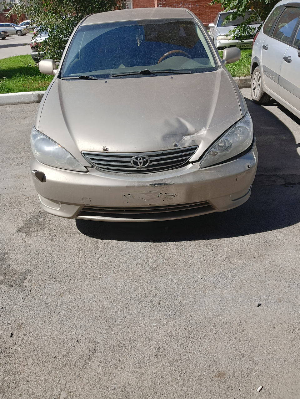 Подбит. — Toyota Camry (XV30), 2,4 л, 2005 года | ДТП | DRIVE2