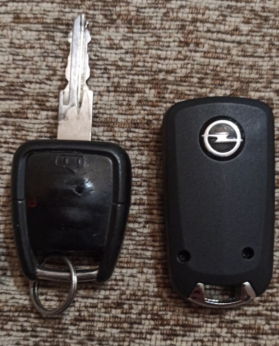 Переделка ключа zafira a под выкидной — Opel Zafira A, 2 л, 2004 года ...