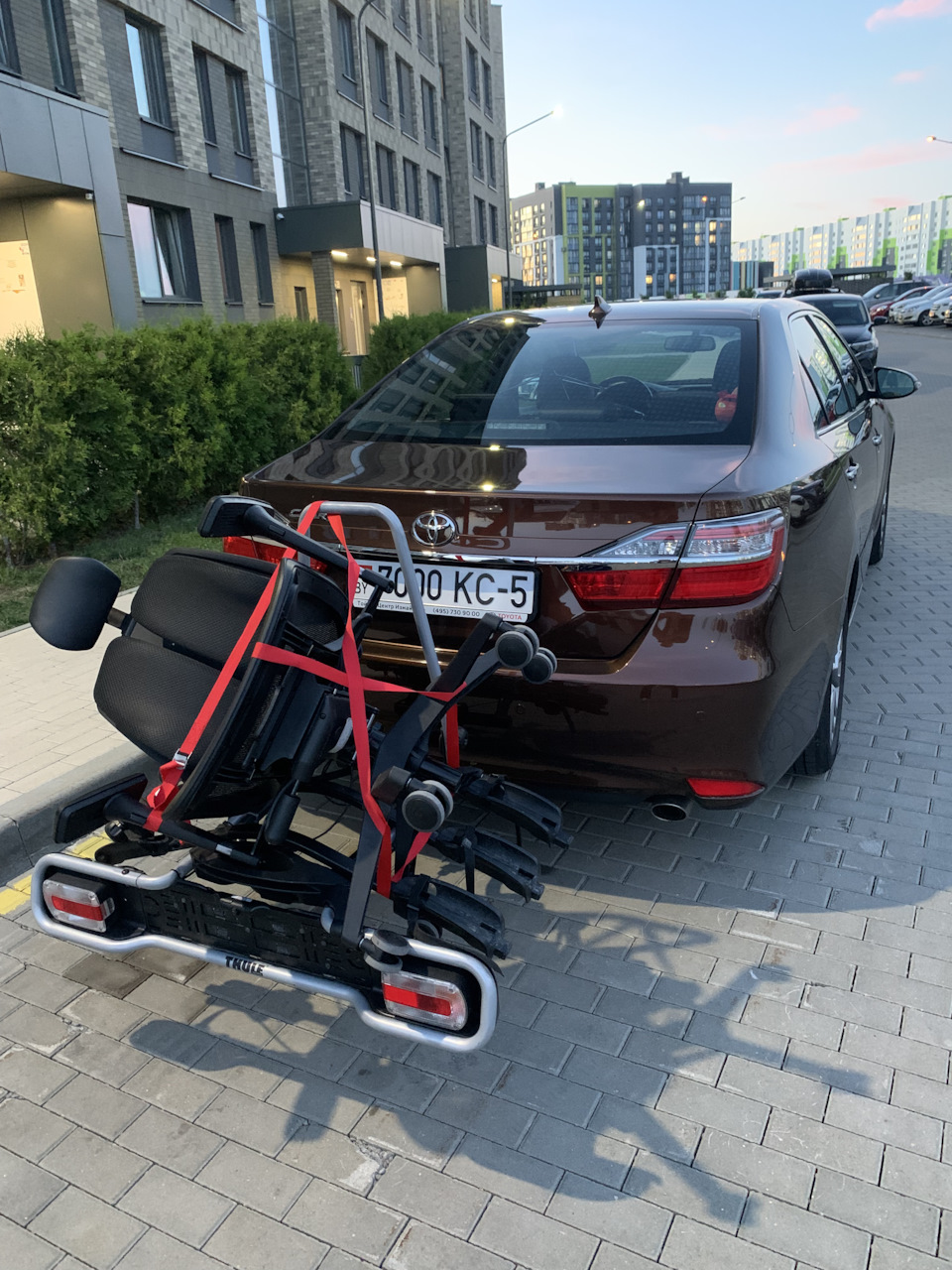 Использование велобагажника не по прямому назначению — Toyota Camry (XV50),  2,5 л, 2017 года | своими руками | DRIVE2