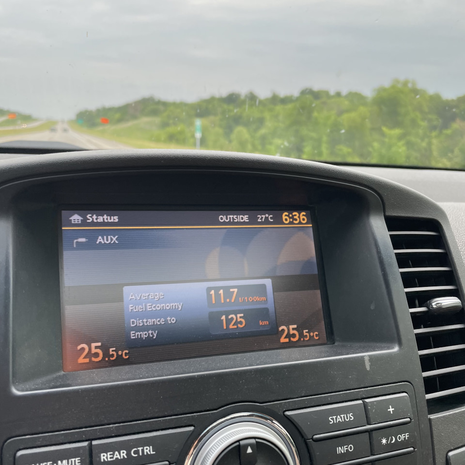 Расход по трассе — Nissan Pathfinder (3G), 4 л, 2008 года | наблюдение ...