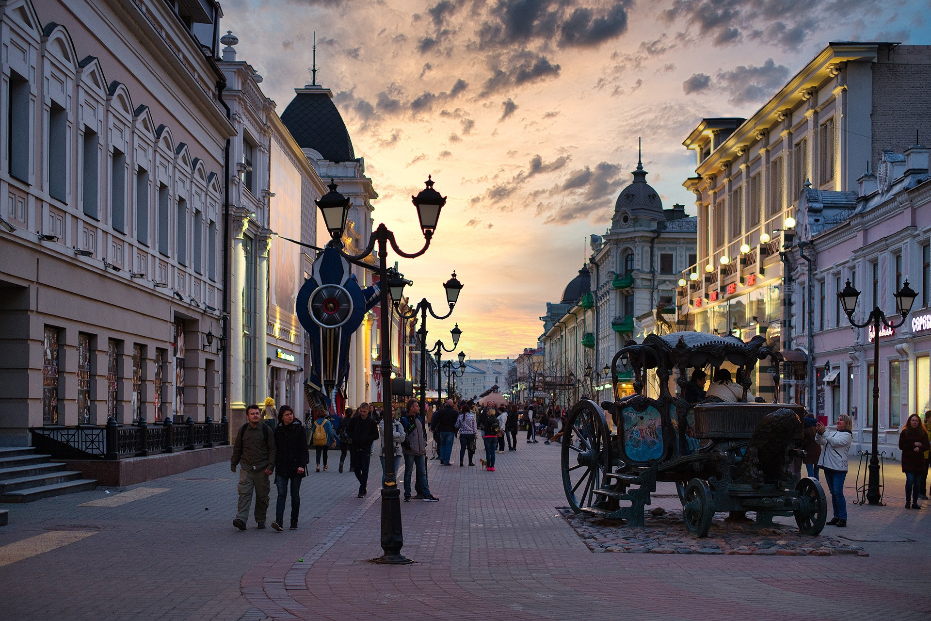 Улица баумана в казани в фото