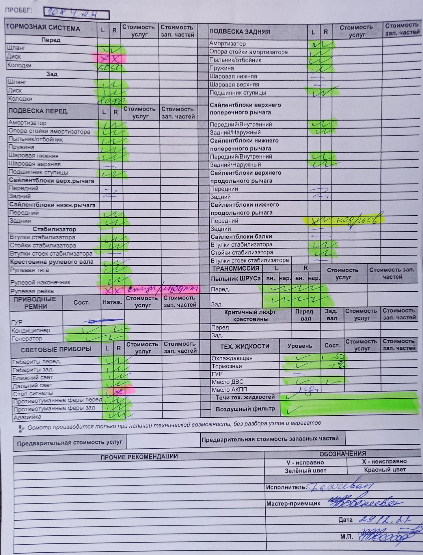 Диагностика ходовой — KIA Sorento (2G), 2,4 л, 2014 года | визит на ...