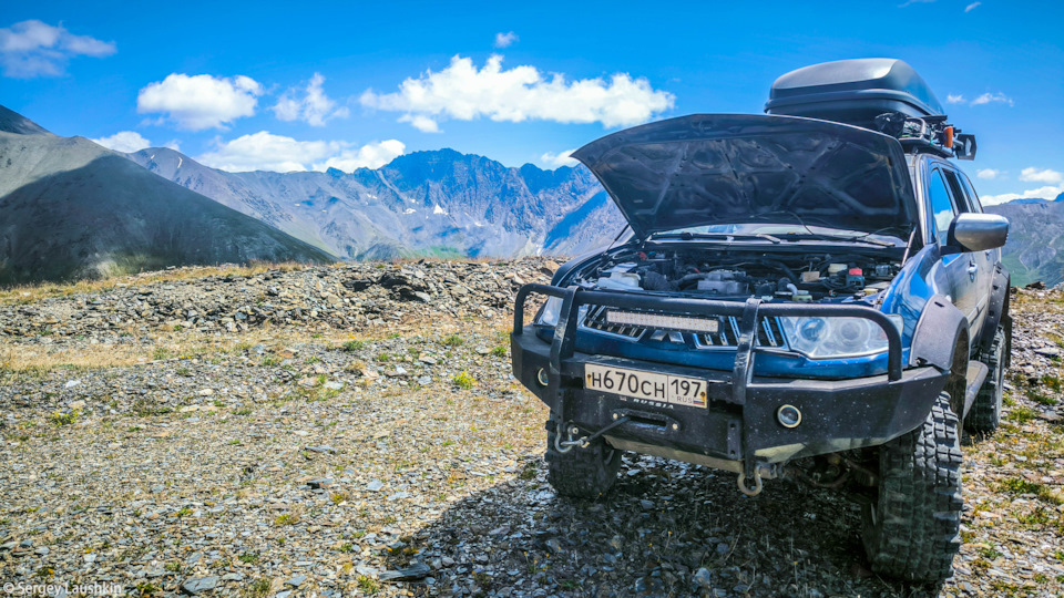 Остужаемся перед последним рывком. — Mitsubishi Pajero Sport (2G)