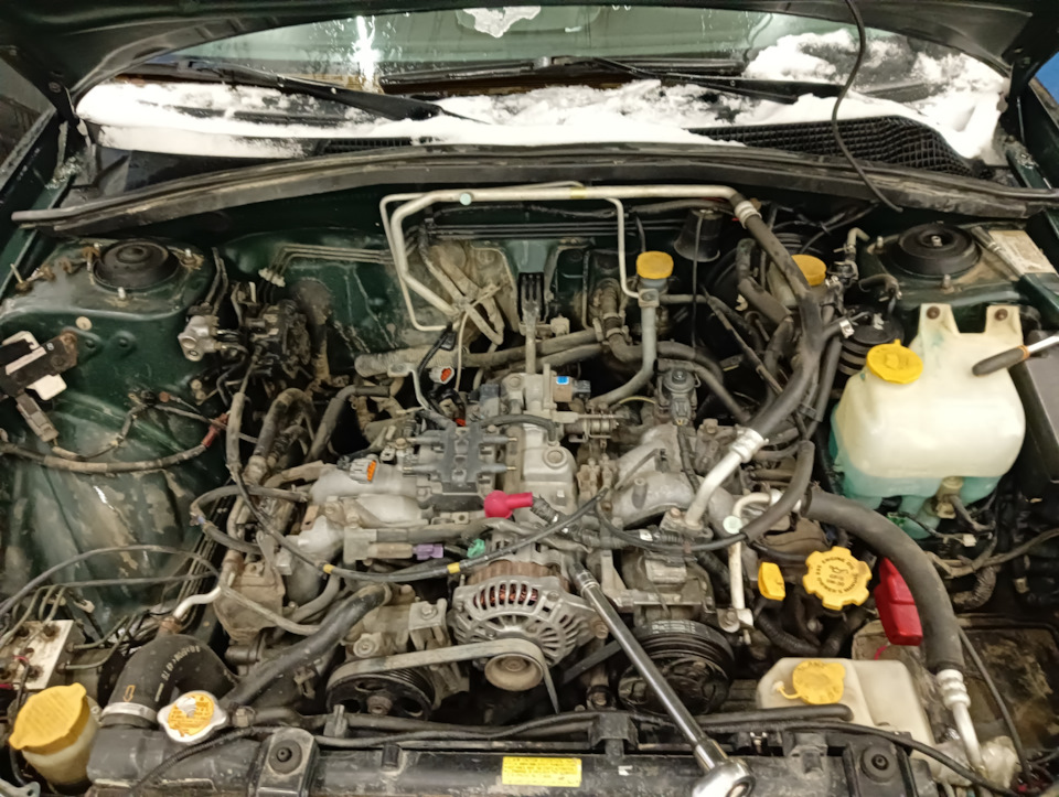 Запах масла и антифриза при перегазовке — Subaru Forester (SG), 2,5 л ...