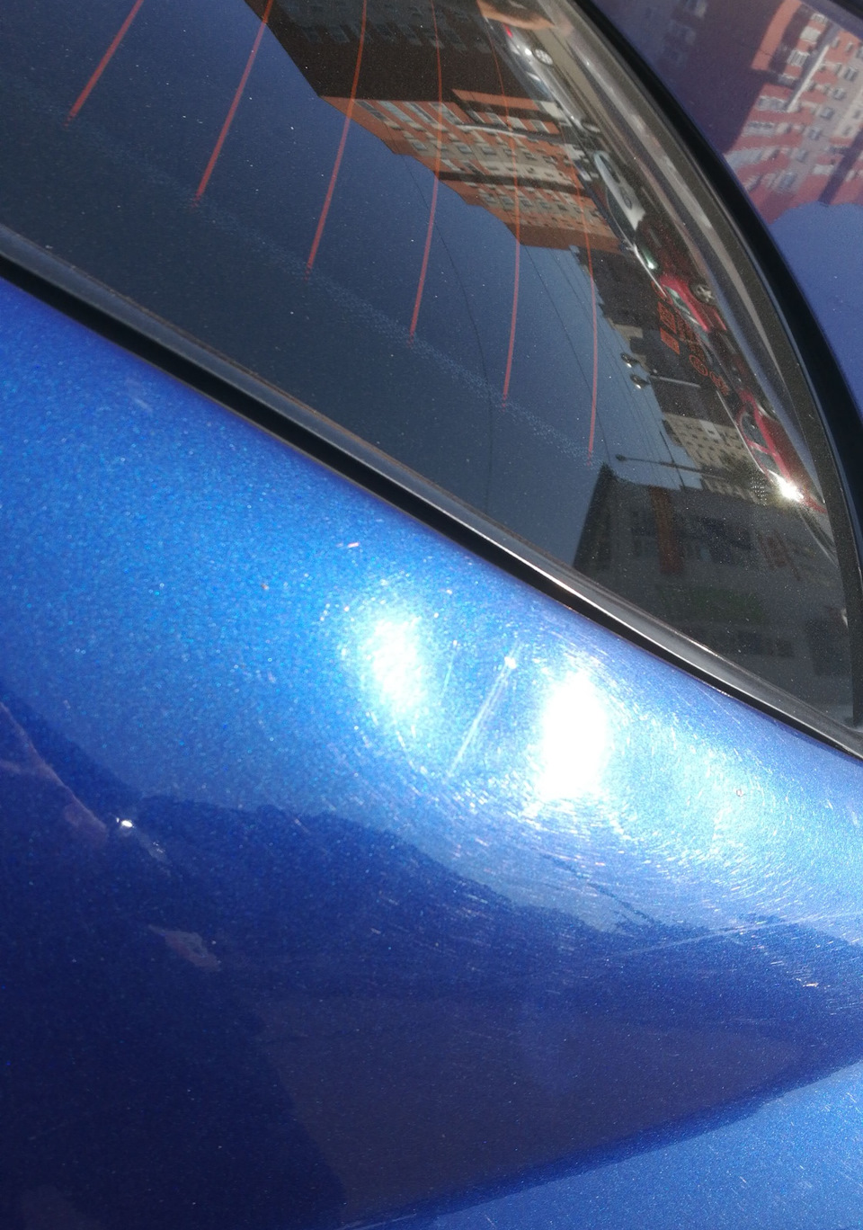 Ремонт вмятин без покраски — Chevrolet Lacetti Sedan, 1,4 л, 2010 года ...