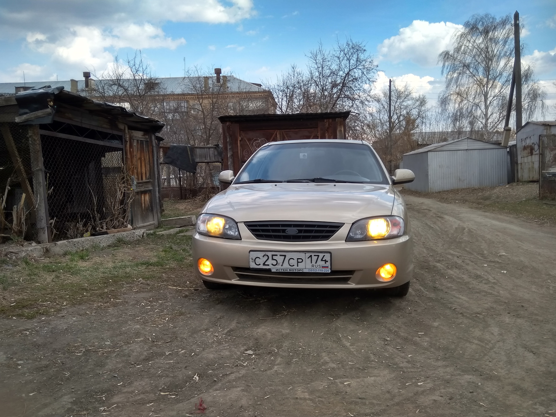 Почти год на Спектре — KIA Spectra, 1,6 л, 2007 года | просто так | DRIVE2