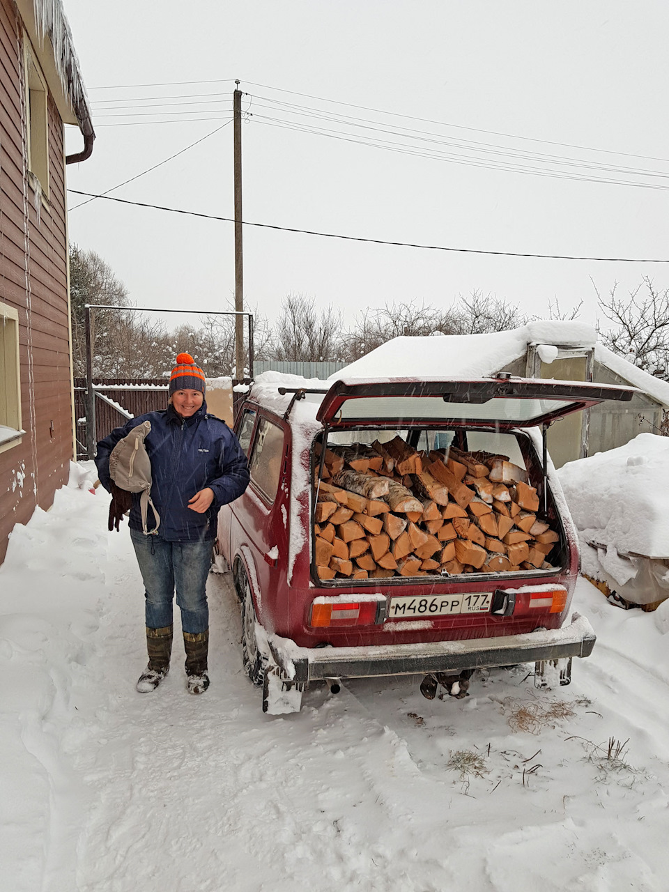 На дровах за дровами))) — Lada 4x4 3D, 1,6 л, 1993 года | другое | DRIVE2