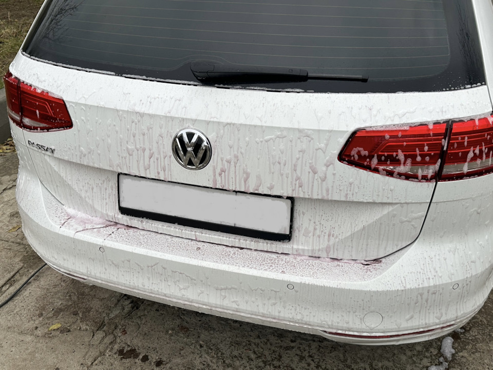 Удаление рыжих точек, дорожной пыли. — Volkswagen Passat B8, 1,6 л ...