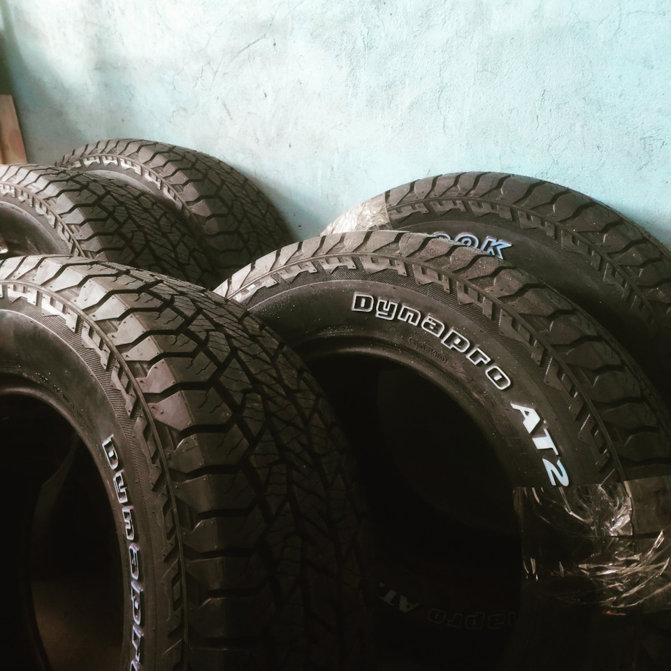 Летняя резина Hankook Dynapro AT2 — Mitsubishi Pajero (4G), 3 л, 2013 ...