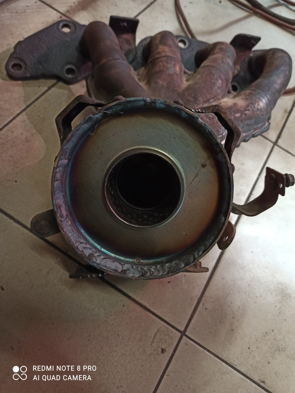 Пламегаситель на месте — Mazda 3 (1G) BK