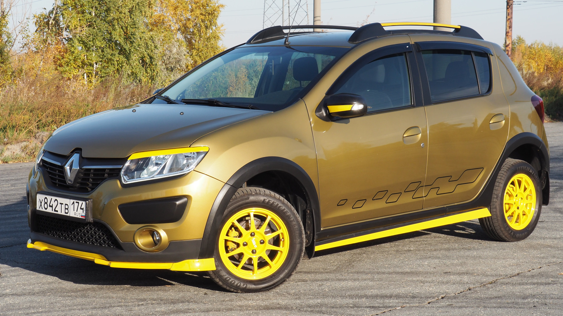 молдинги renault sandero stepway 2