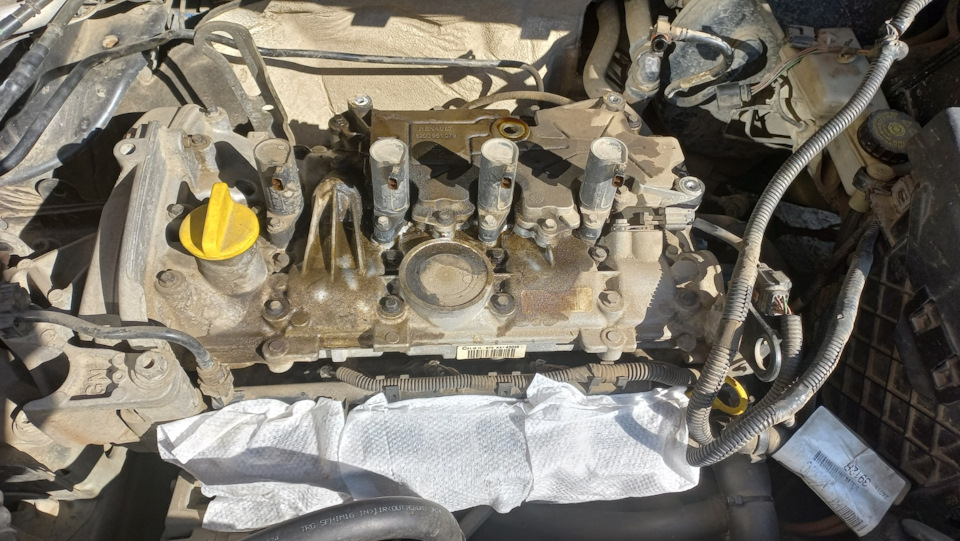 Устранение течи масла на двигателе к4м 838 — Renault Megane III, 1,6 л ...