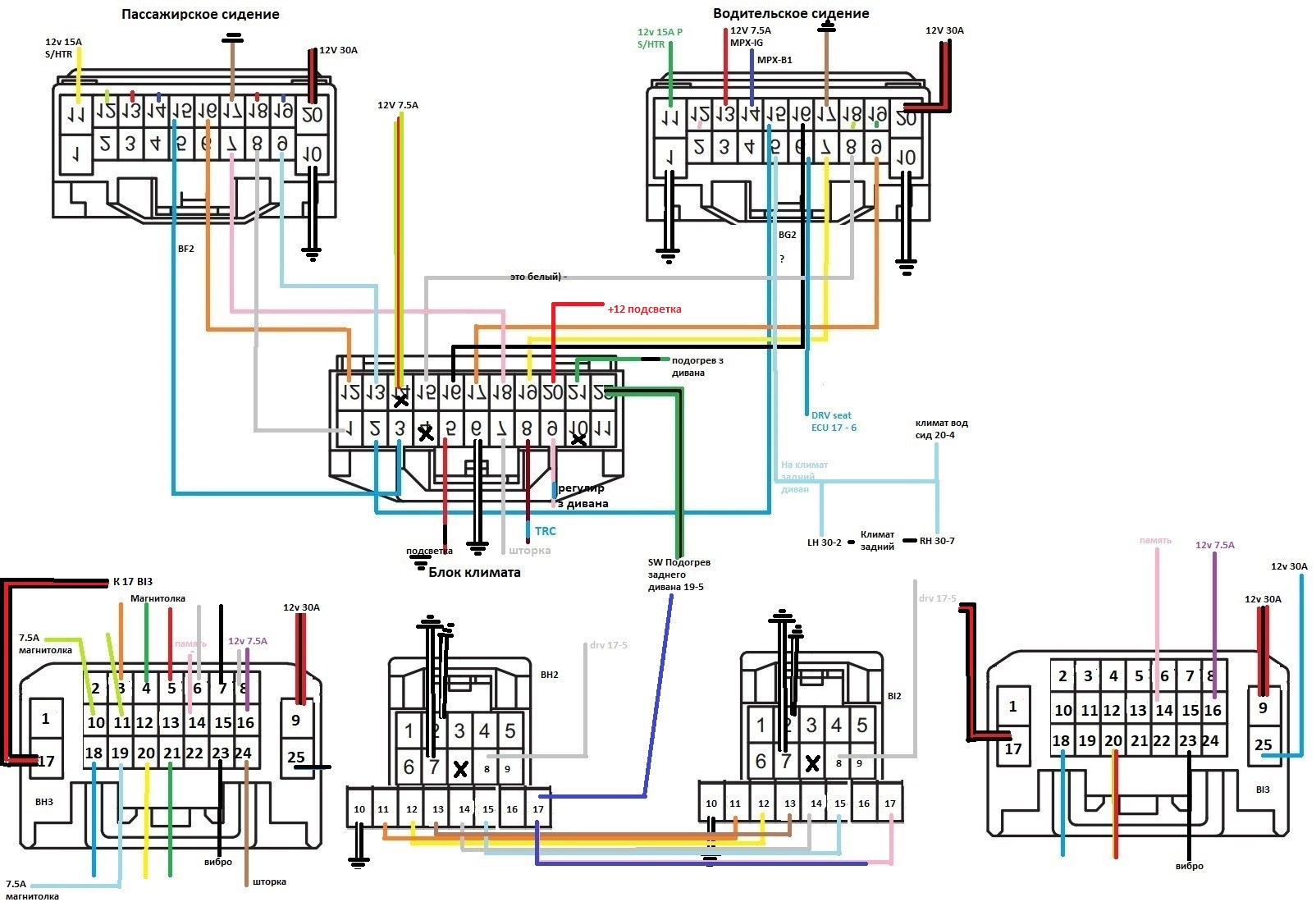 Электросхемы сидений. Электрическая схема Honda freed 2018. Honda freed электросхема. Электросхема Хонда Одиссей ra6. Honda freed электрическая схема.
