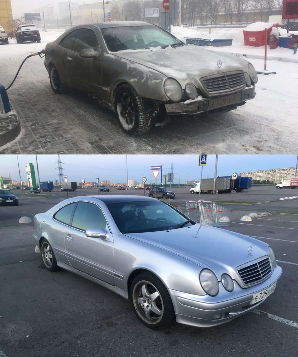 покраска некромерса. часть 2 — Mercedes-Benz CLK (W208), 2,3 л, 2001 года |  кузовной ремонт | DRIVE2