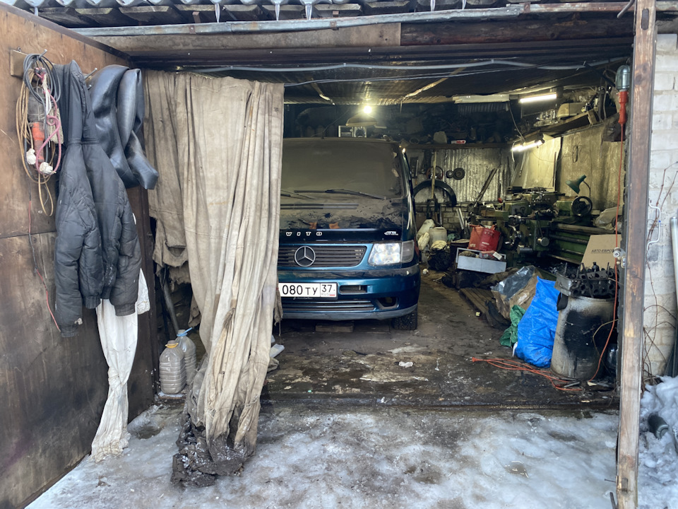 Пескоструй. Пропало зажигание. — Mercedes-Benz V-Class (W638), 2,3 л ...