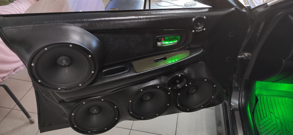 Перетяжка термокожей, установка Alphard Т-34 — Toyota Mark II (100), 2 ...