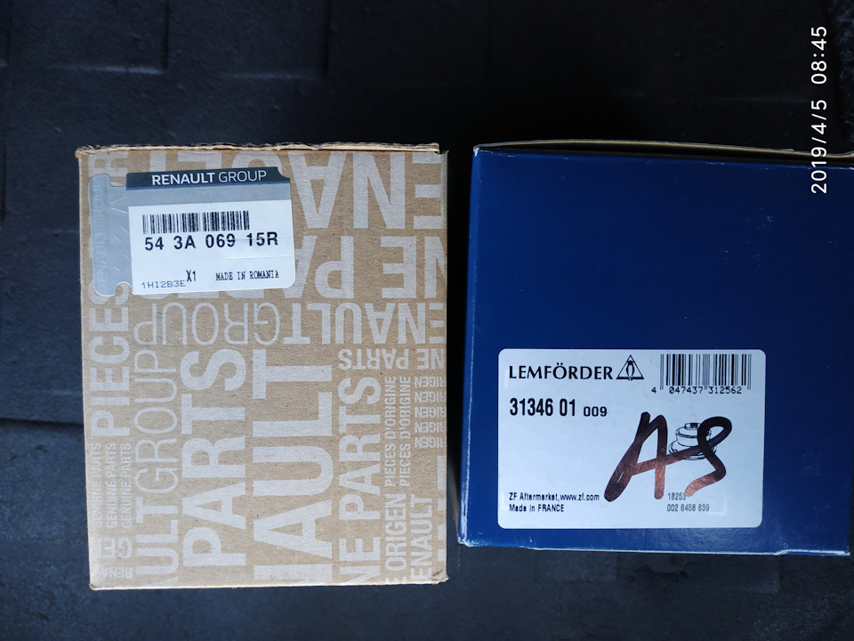 543A06915R Комплект ограничителя подвески RENAULT | Запчасти на DRIVE2