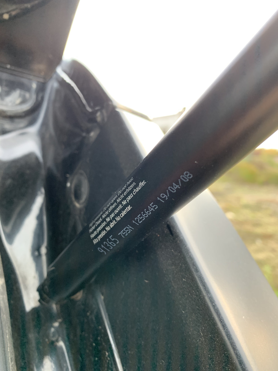 Амортизаторы крышки багажника — Land Rover Range Rover Sport (1G), 4,2 ...