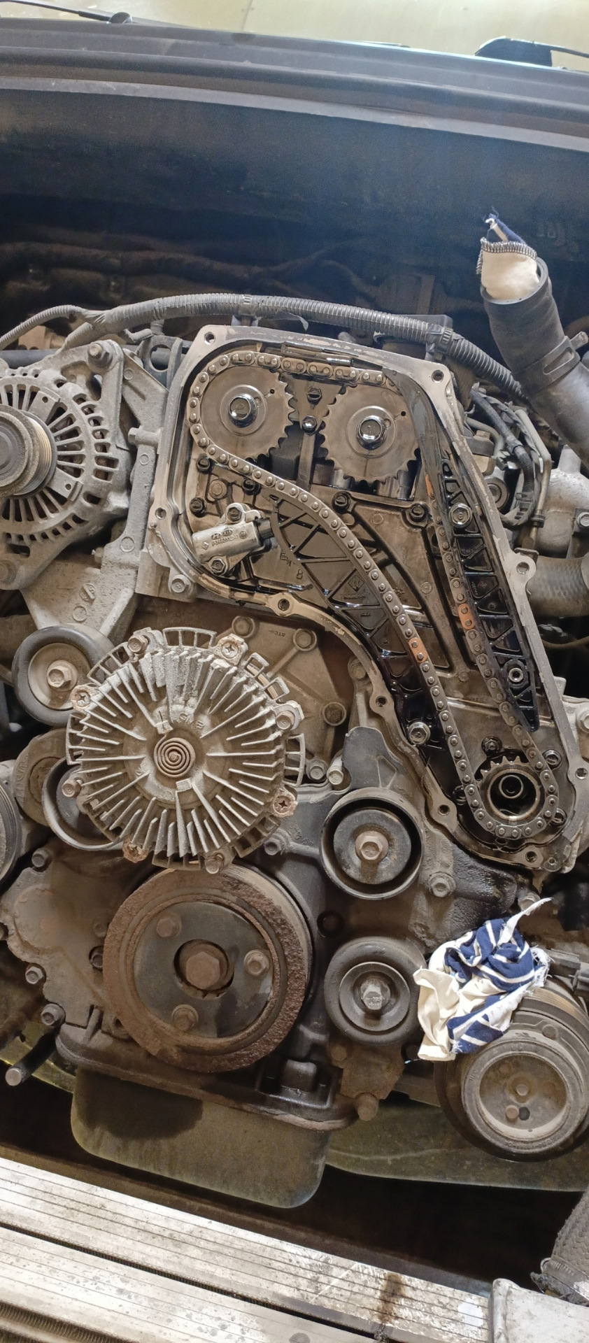 Состояние ГРМ — Hyundai Grand Starex, 2,5 л, 2011 года | своими руками ...