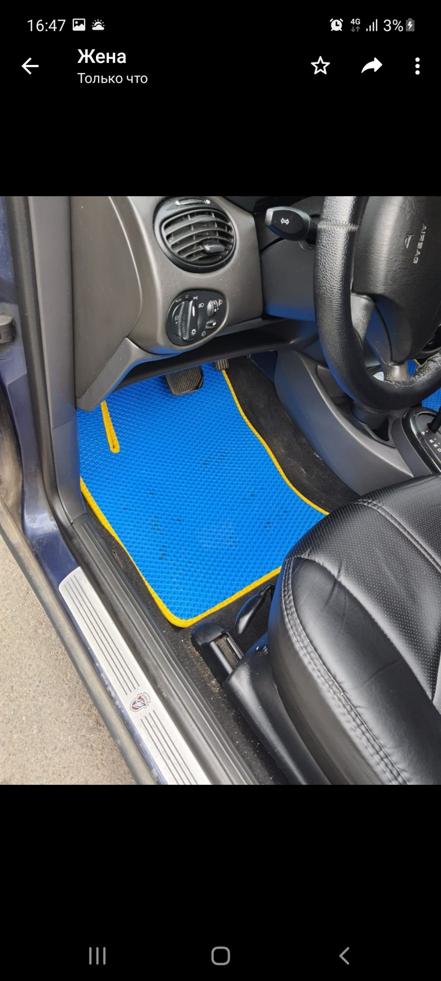 Eva коврики — Ford Focus Sedan I, 2 л, 2003 года | аксессуары | DRIVE2