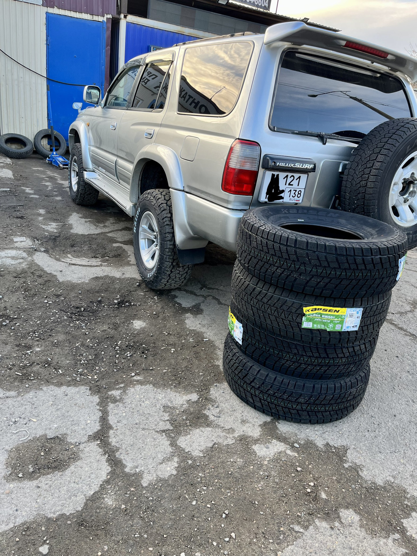 21. Резина зима сток — Toyota Hilux Surf (3G), 2,7 л, 1999 года | шины ...