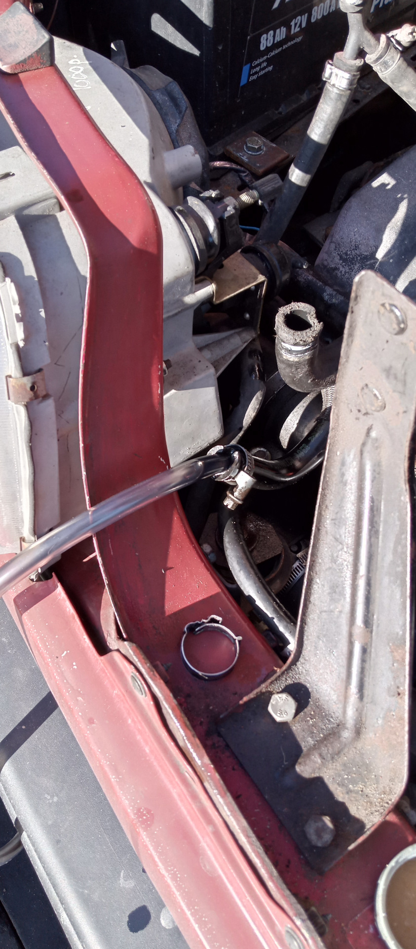 Замена масла в гидроусилителе. — FIAT Ducato II, 2,8 л, 1999 года ...