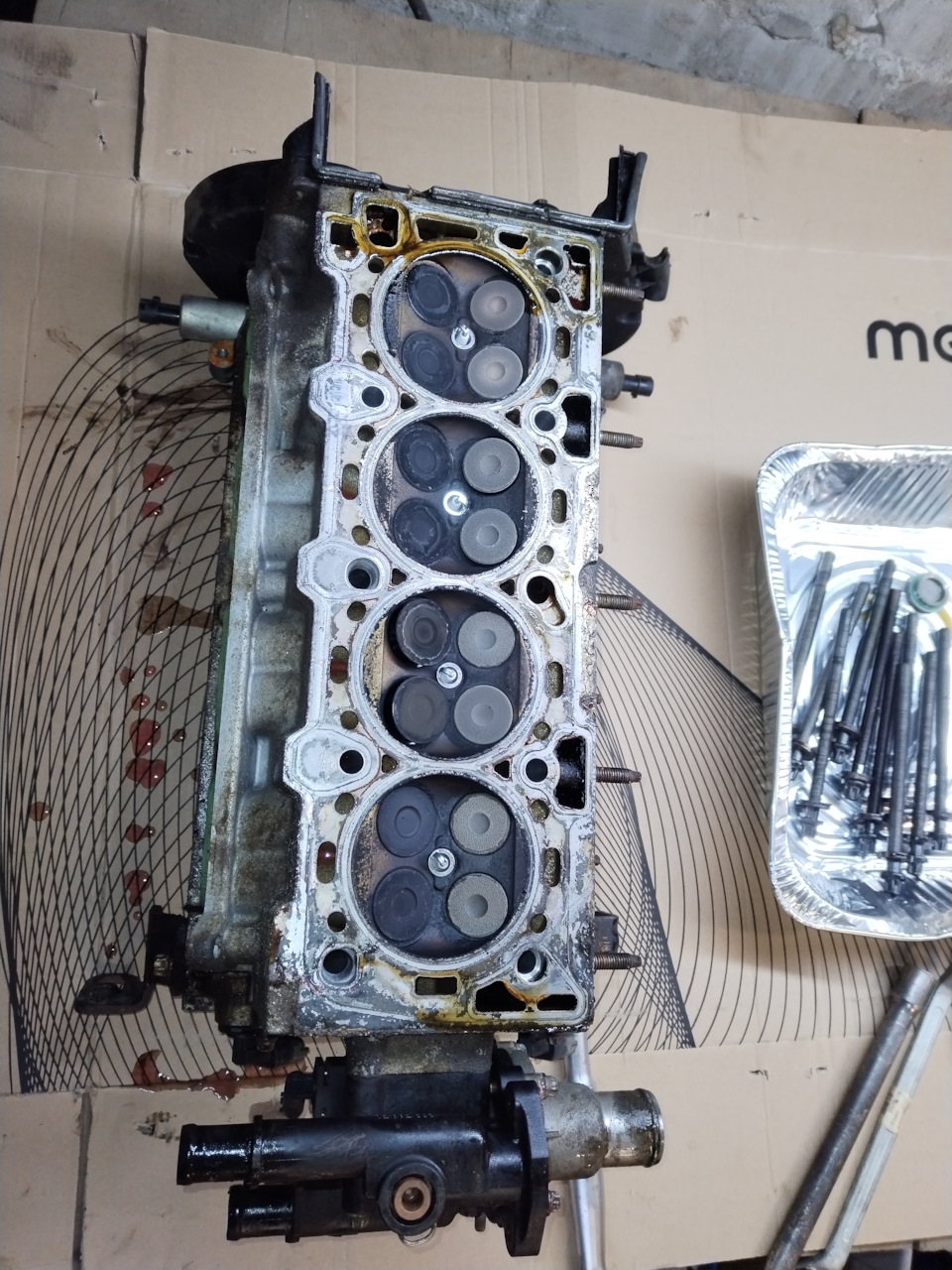 Замена маслосъемных колпачков и поршневых колец. — Opel Astra H GTC, 1 ...