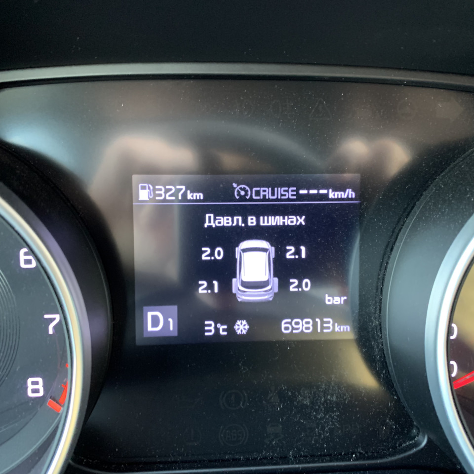 Датчики давления, наблюдение — KIA Ceed (3G), 1,4 л, 2019 года ...
