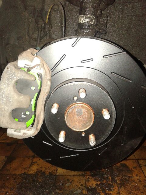 Тормозные диски и колодки, ЕВС Brakes, на Mazda CX5 — DRIVE2