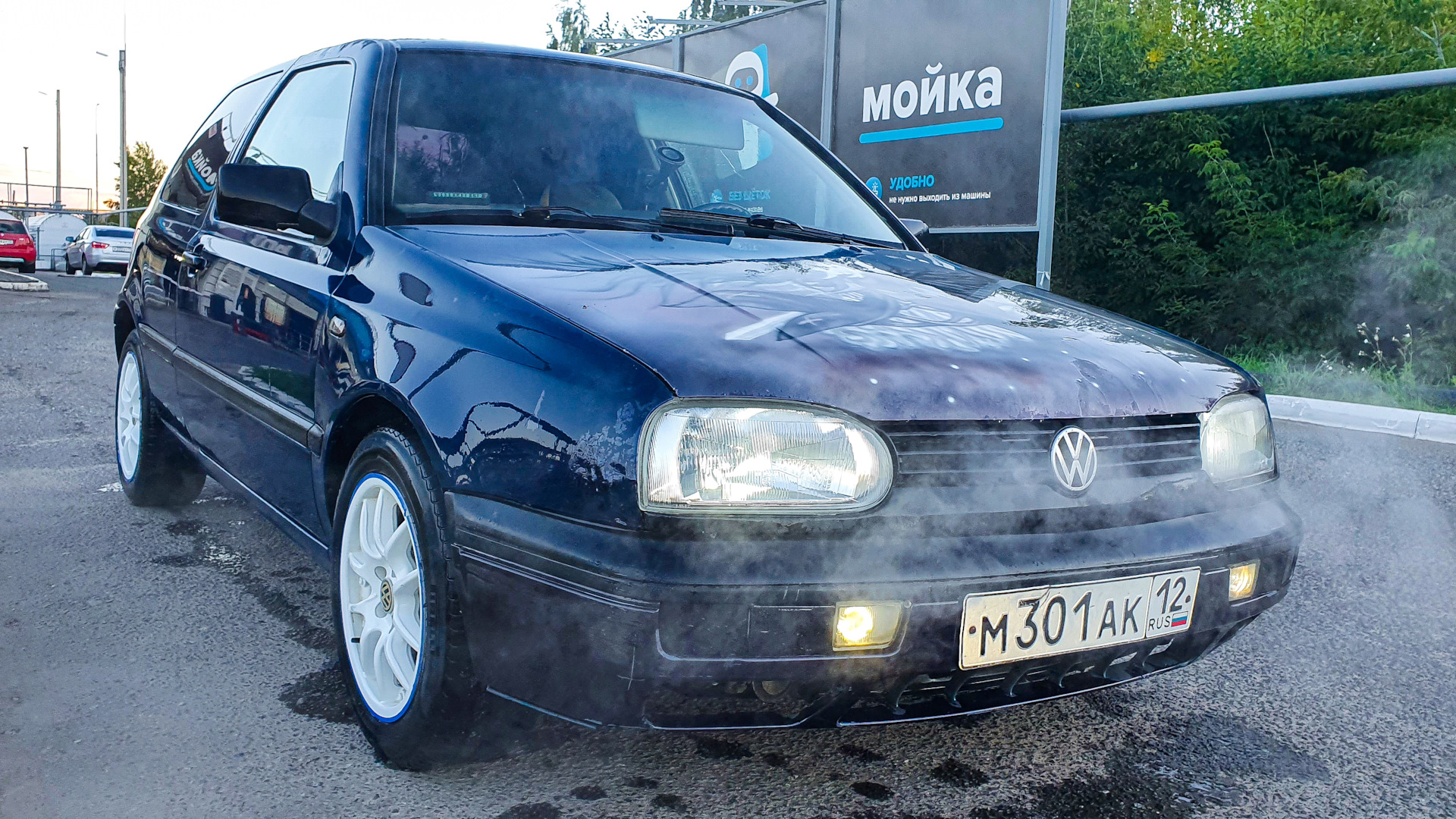 Volkswagen Golf Mk3 1.8 бензиновый 1993 | Синяя пуля на DRIVE2