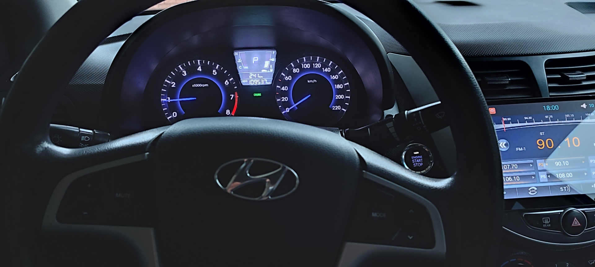 Штатный круиз контроль солярис — Hyundai Solaris, 1,6 л, 2013 года ...