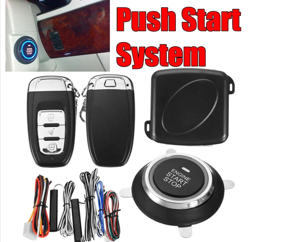 Remote start engine. Keyless start system. keyless start. start alarm.