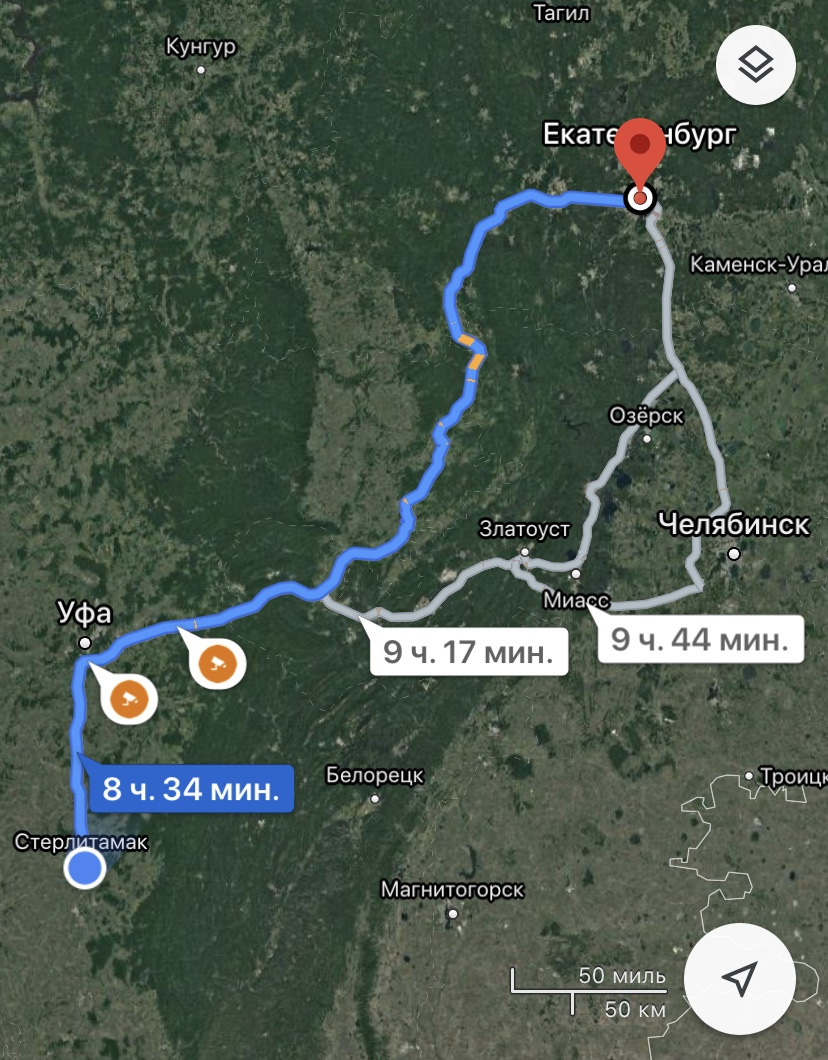 Какая дорога лучше? Стр-Екб — Сообщество «DRIVE2 Башкортостан» на DRIVE2