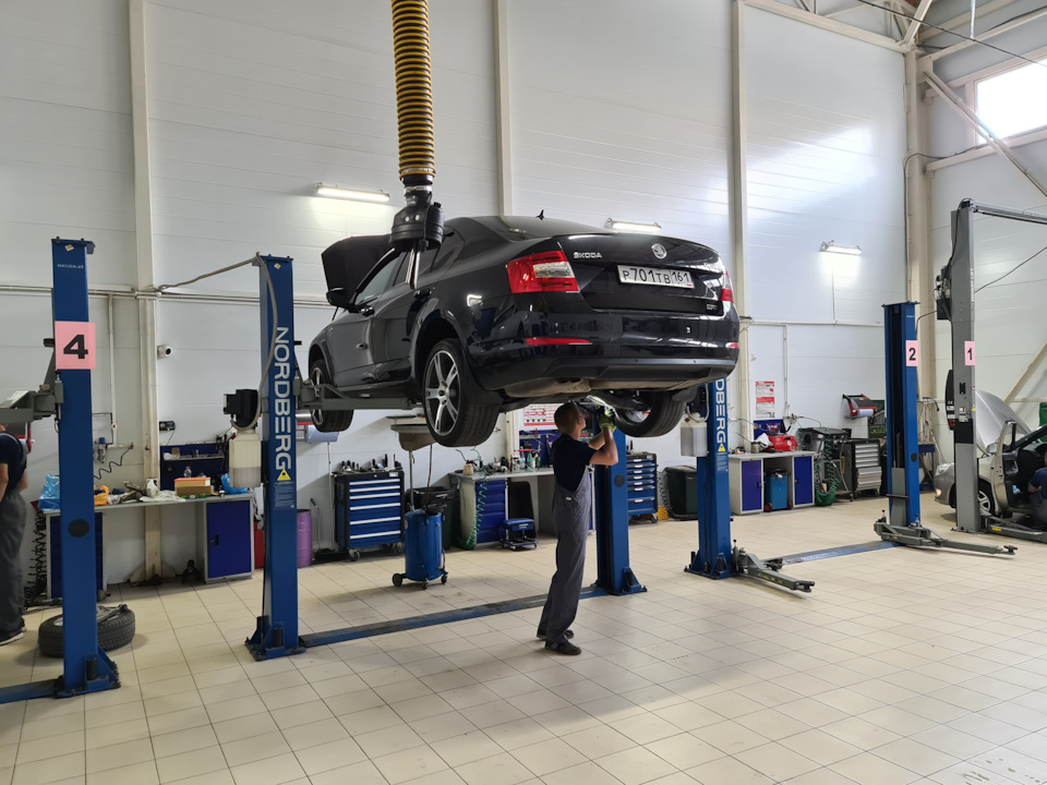 Плановое ТО (7500км again), передние колодки Bosh это нечто! — Skoda ...