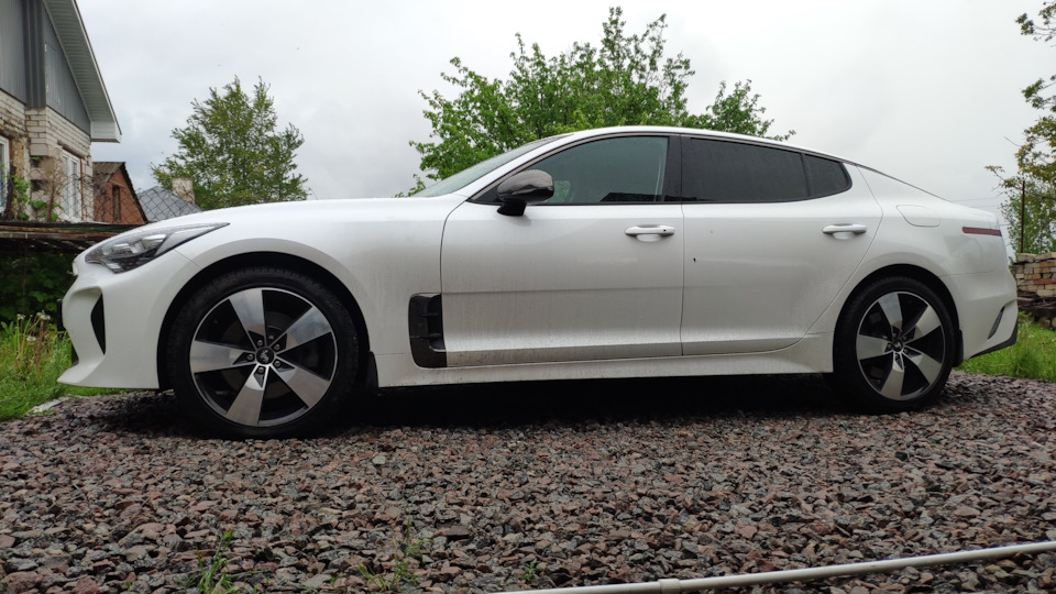 Замена летних шин на Стингер — KIA Stinger, 2 л, 2019 года | шины | DRIVE2