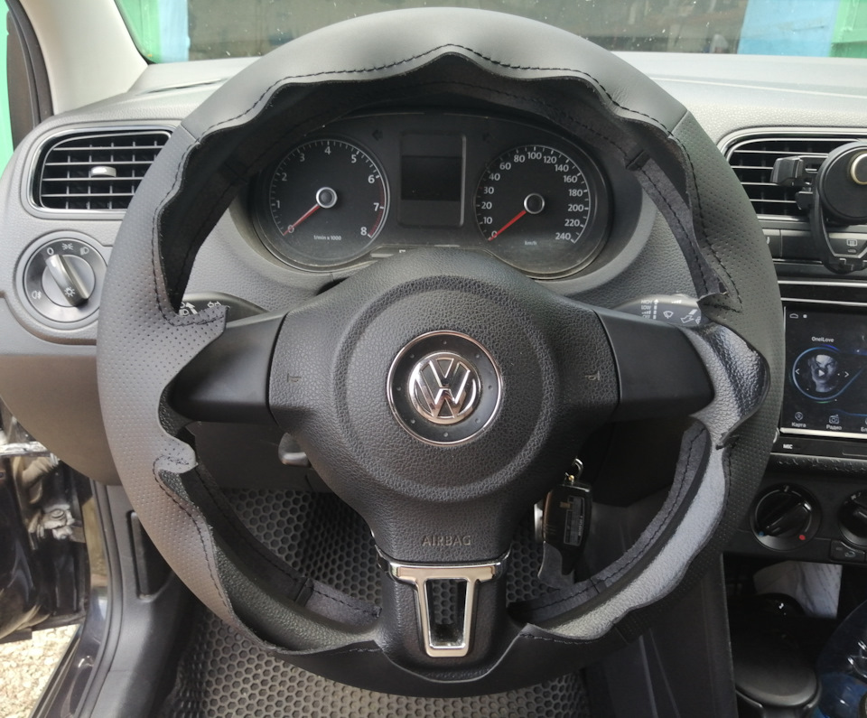 Устраняем скрип руля volkswagen polo sedan - Volkswagen Polo Sedan, 1,6 л, 2013 