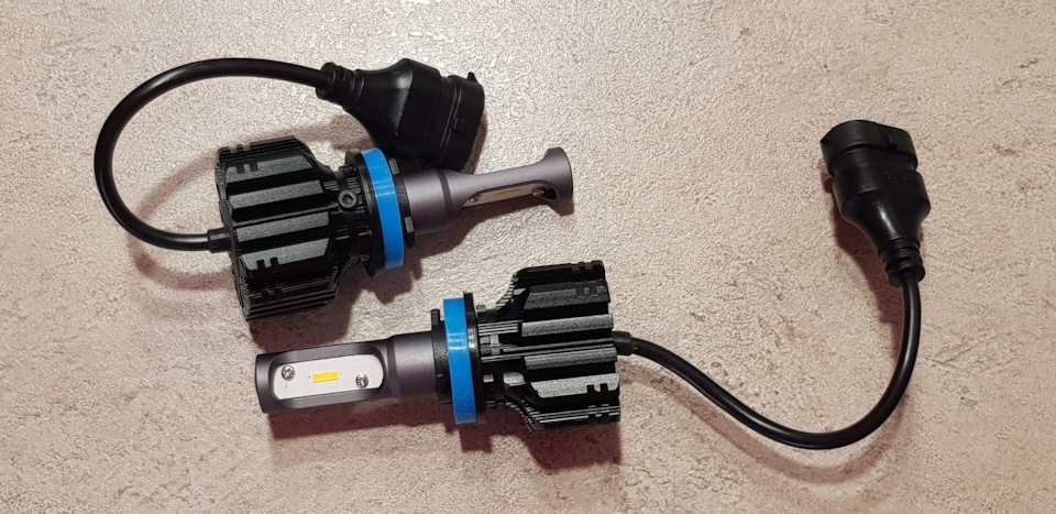 Led H8 в ПТФ — Hyundai Santa Fe (3G), 2,2 л, 2017 года | тюнинг | DRIVE2