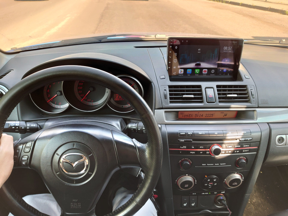 Магнитола на торпеду part 1 — Mazda 3 (1G) BK, 2 л, 2005 года | своими ...