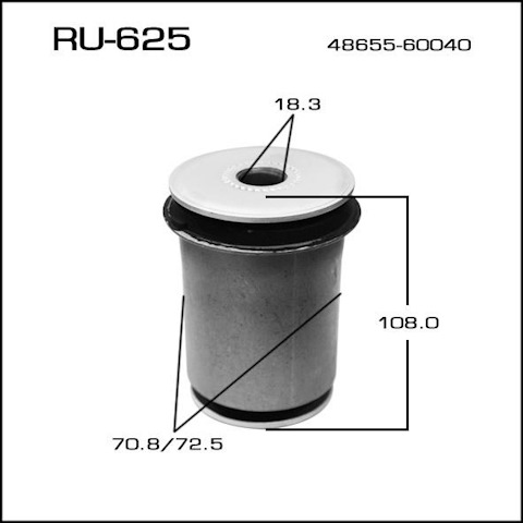 RU625 Сайлентблок MASUMA | Запчасти на DRIVE2
