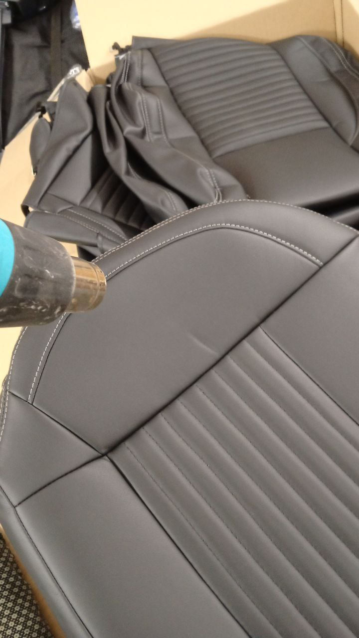 Необходимом прогревать все складки и замятия, до утяжки — Chevrolet Lacetti SW