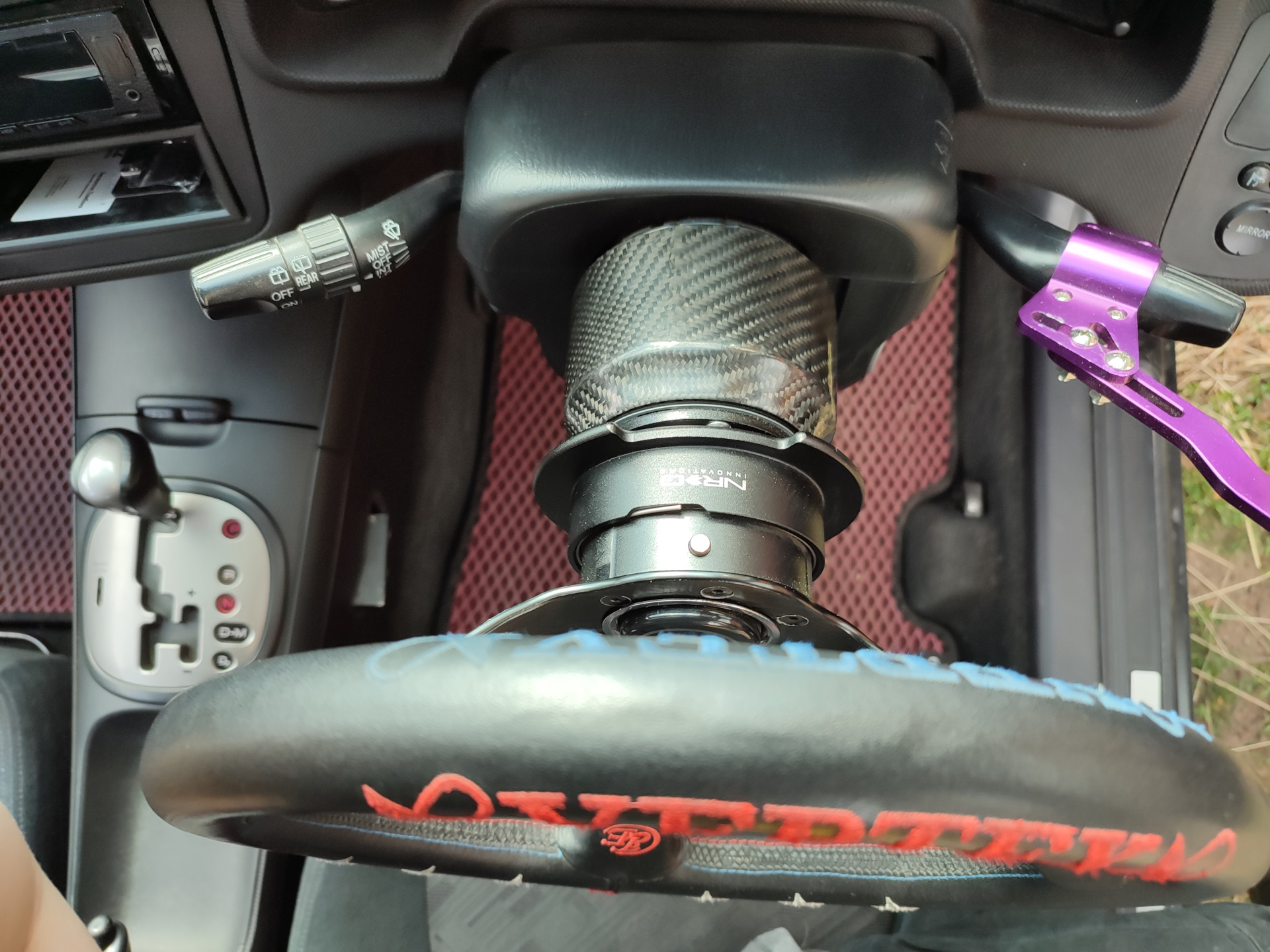 Руль Vertex, Цурикава, ручка для поворотника, NRG быстросъем. — Honda ...