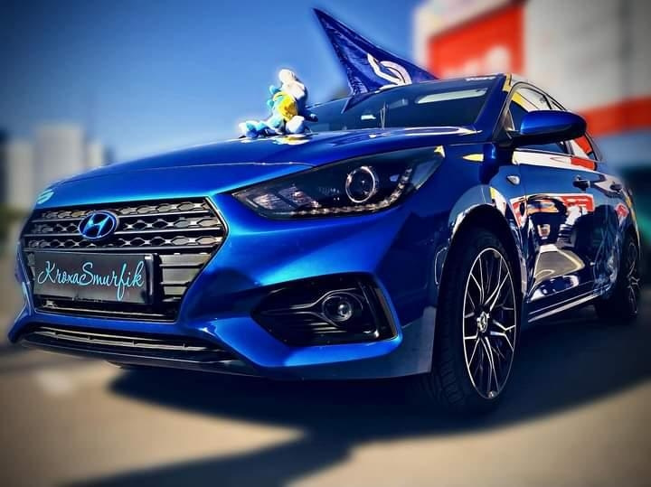 Сочный Солярик 💙 — Hyundai Solaris (2G), 1,6 л, 2017 года | фотография ...