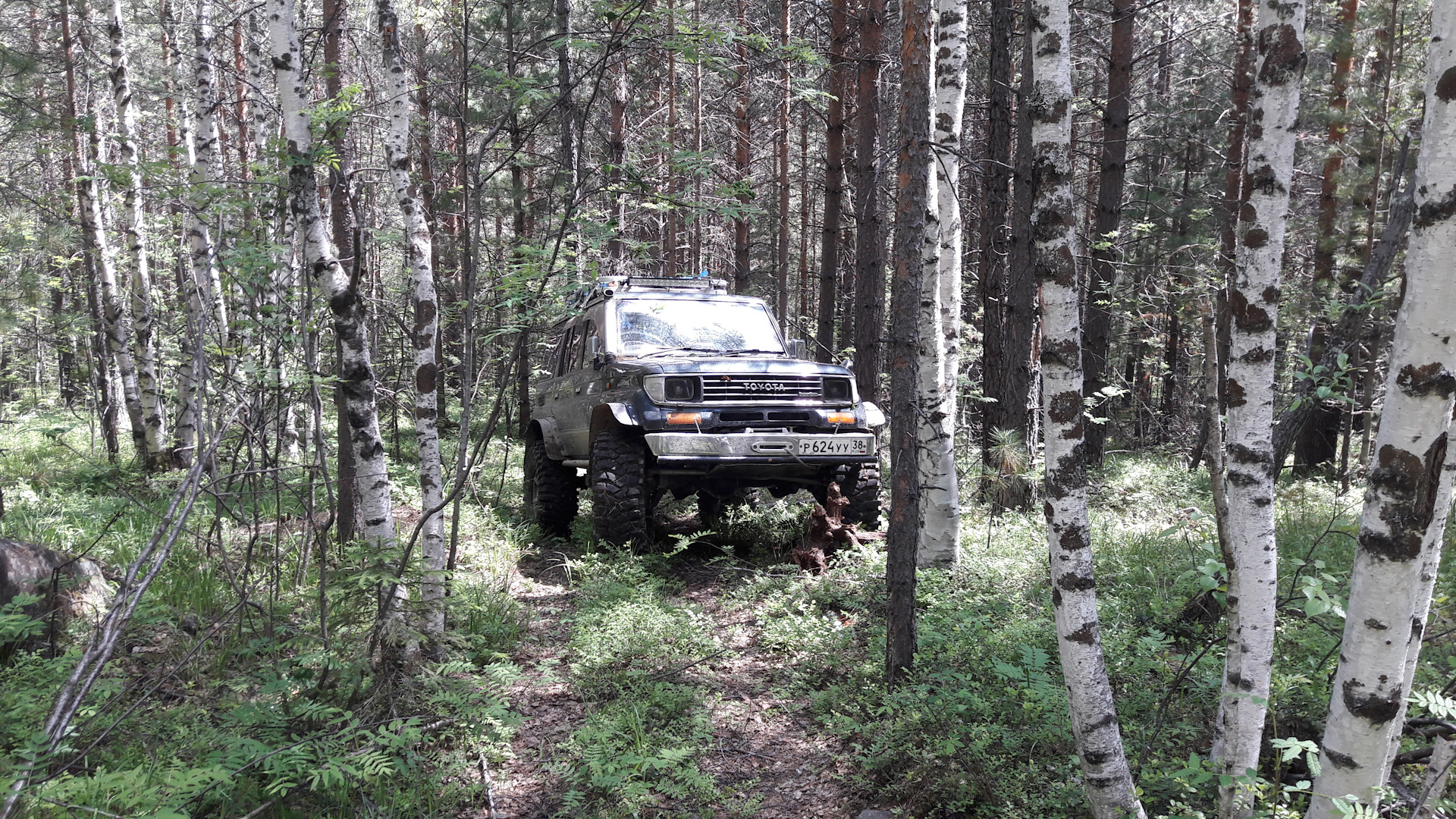 Куйтунские столбы- Черная грива — Toyota Land Cruiser Prado 70-series, 3 л,  1990 года | путешествие | DRIVE2