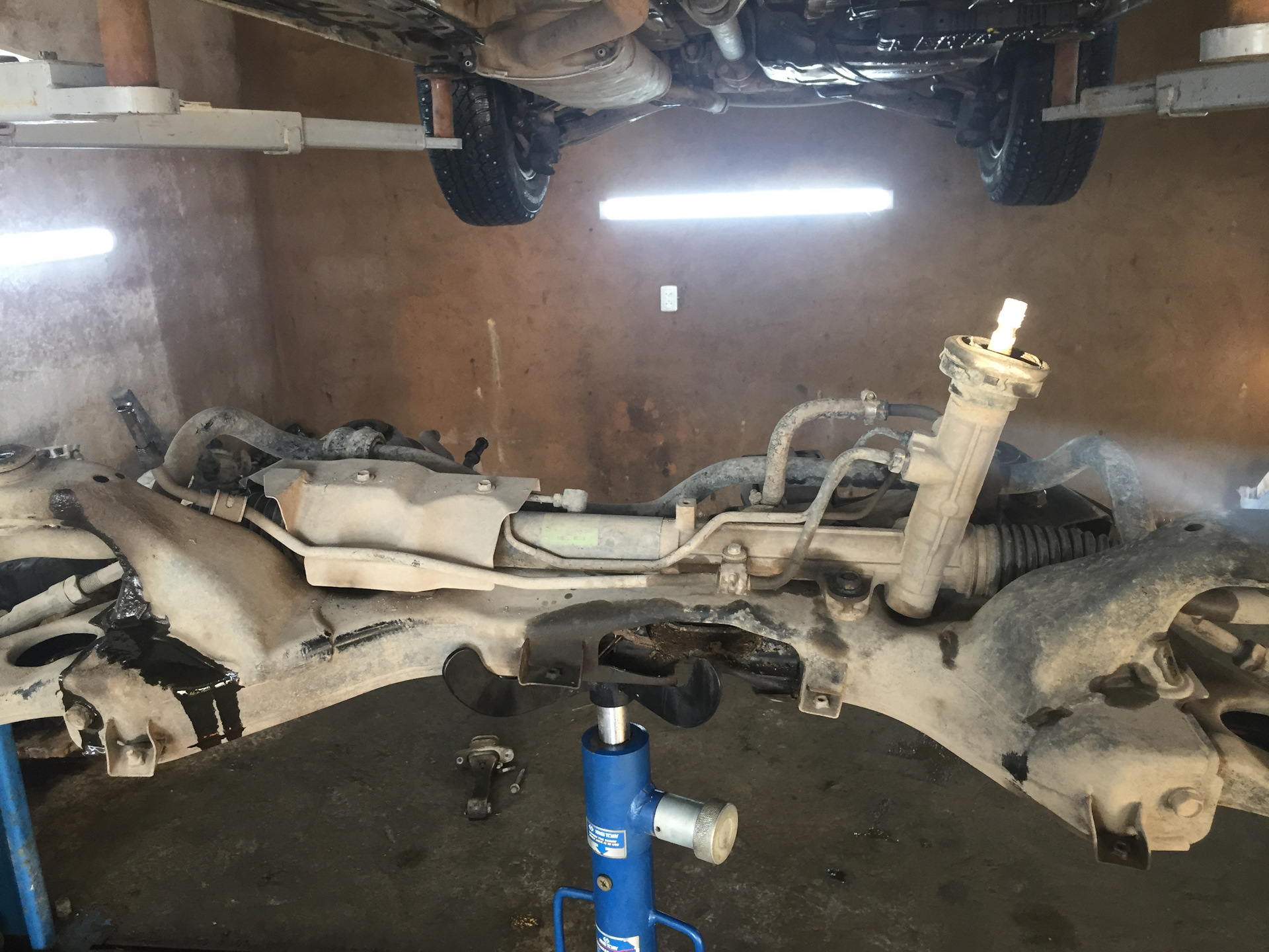 11# Замена ГУР на ЭУР, часть-2 (установка). — KIA Sorento (2G), 2,4 л ...